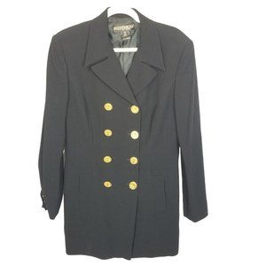 Griffith Gray For St. John Womens 10 Black Wool Do